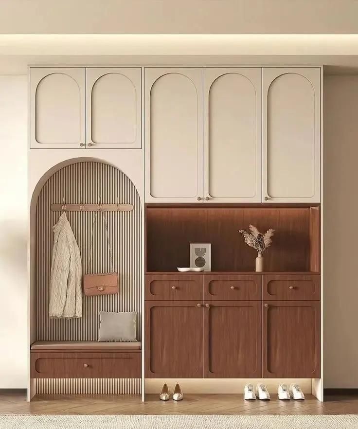 看了无数家庭的玄关，我破防了！学学他家的做法，干净又高级 - 家居知识