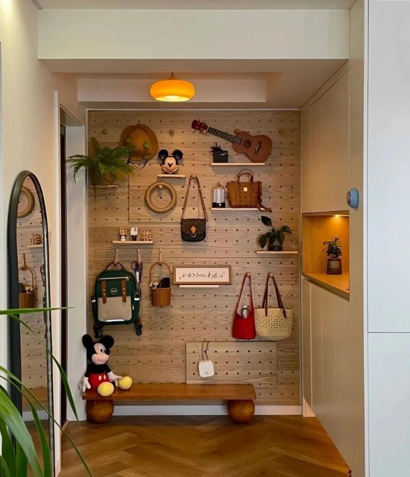 看了无数家庭的玄关，我破防了！学学他家的做法，干净又高级 - 家居知识