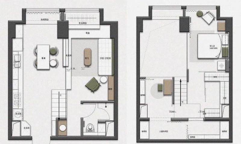 35㎡北京蜗居逆袭3室2厅,小户型装出豪宅感惊艳全网 北京夫妻35㎡的家火了,竟然有3室2厅,小蜗居装出了豪宅范,晒晒 - 家居知识