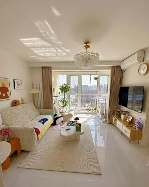 46㎡奶油原木风小宅，蜗居变治愈系魔法屋