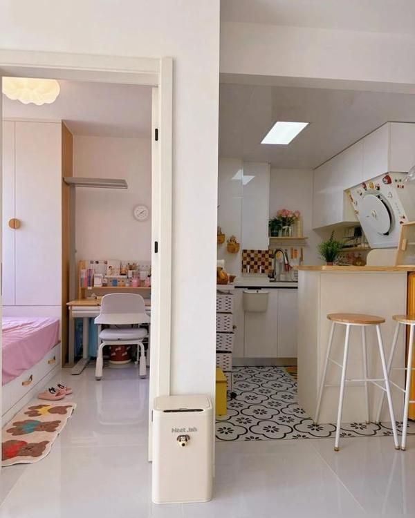 46㎡奶油原木风小宅,蜗居变治愈系魔法屋 46㎡奶油原木风,小户型也有大魔力 - 家居知识