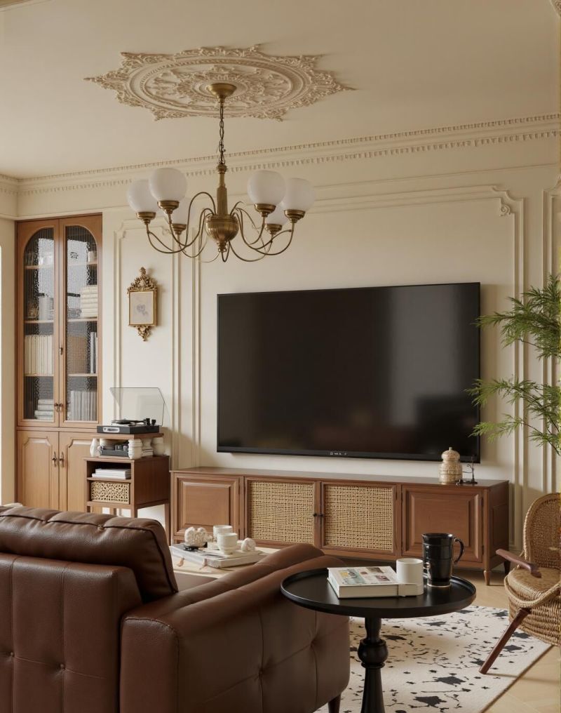 真不是电影片段，是我126㎡复古风小家法式复古风真的是永远的神 - 家居知识