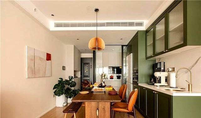 107㎡现代复古风案例：粉咖撞色 + 简洁硬装，装出优雅有层次的家 - 家居知识