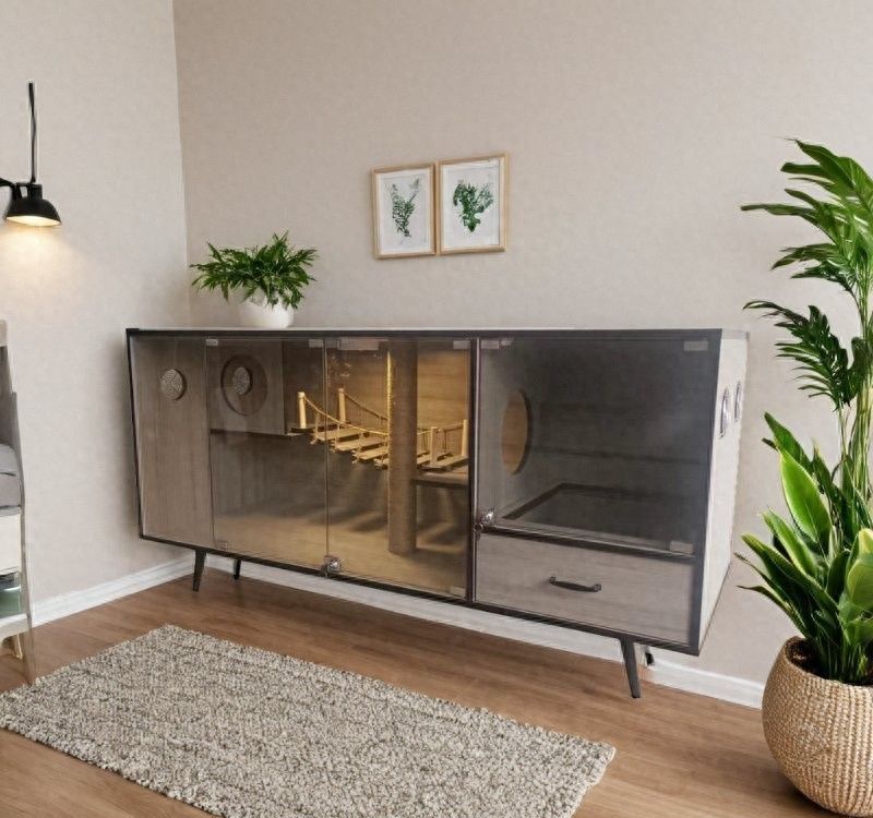 天然实木环保定制电视柜，打造健康家居新选择