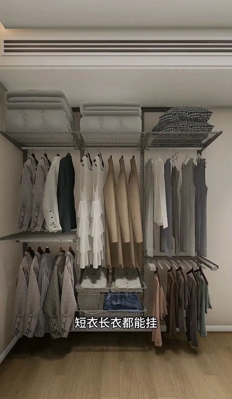 小卧室挤出3㎡的衣帽间，太实用了！ - 家居知识
