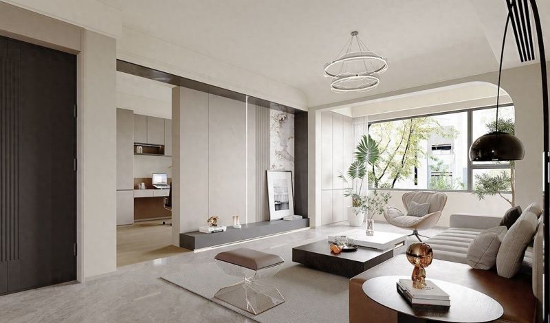 140㎡现代风三居，功能与美学完美融合的时尚空间