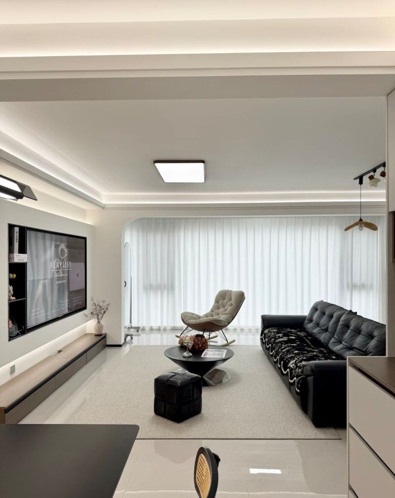 不顾家人反对，坚持装"极简风"，装好后反而显得高级又温馨，晒晒 - 家居知识