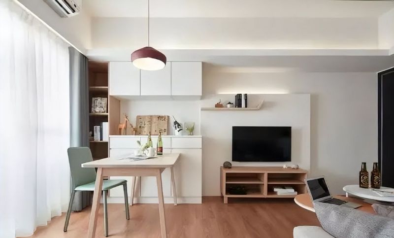 60㎡小户型：白色 + 原木，装出整洁舒适的梦想家，收纳颜值双在线 - 家居知识