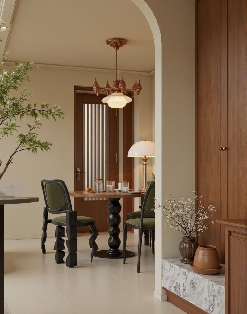 真不是电影片段，是我126㎡复古风小家法式复古风真的是永远的神 - 家居知识