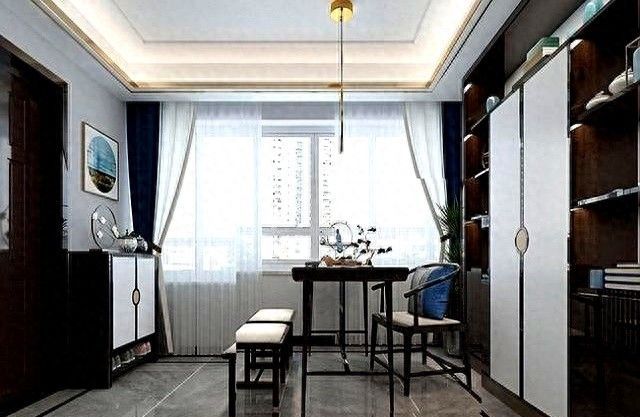 175㎡新中式客厅，大气与韵味的完美融合