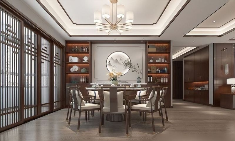 参观完她家,才知道新中式风有多美,152㎡简单清澈,时尚有品位 - 家居知识