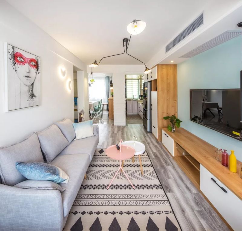 60㎡老破小翻新：北欧风婚房改造，藏满温馨浪漫的生活感 - 家居知识