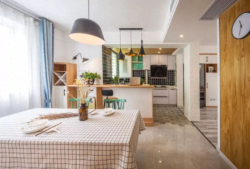 60㎡北欧风婚房改造，老破小变身浪漫温馨小家