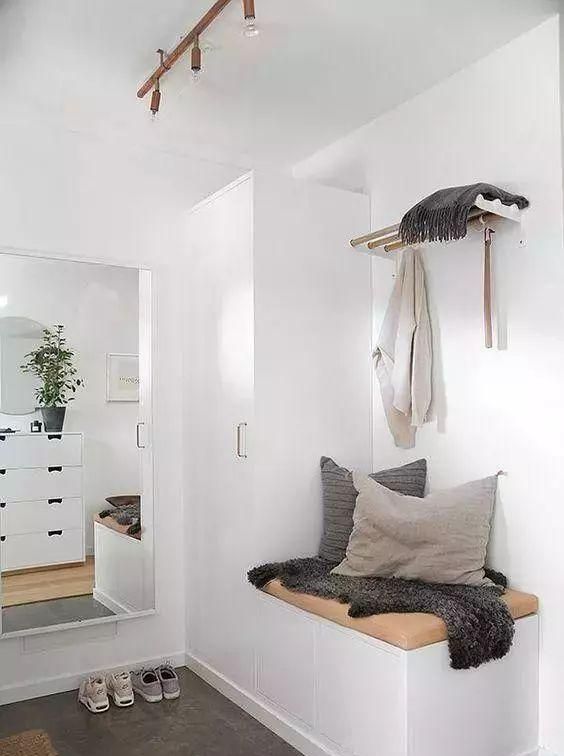 玄关改时尚衣帽间，这些人性化设计方案，你家也可以有！ - 家居知识
