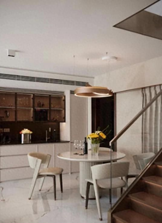 港岛200㎡现代轻奢私宅，材质功能与美学的完美融合