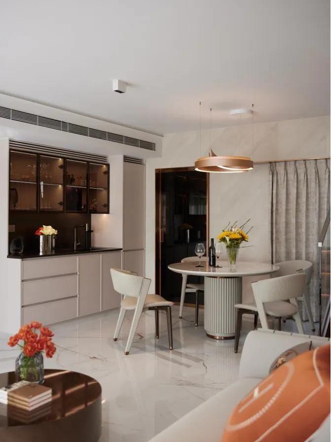 港岛200㎡私宅设计：现代轻奢，材质、功能与美学的有效交融 - 家居知识