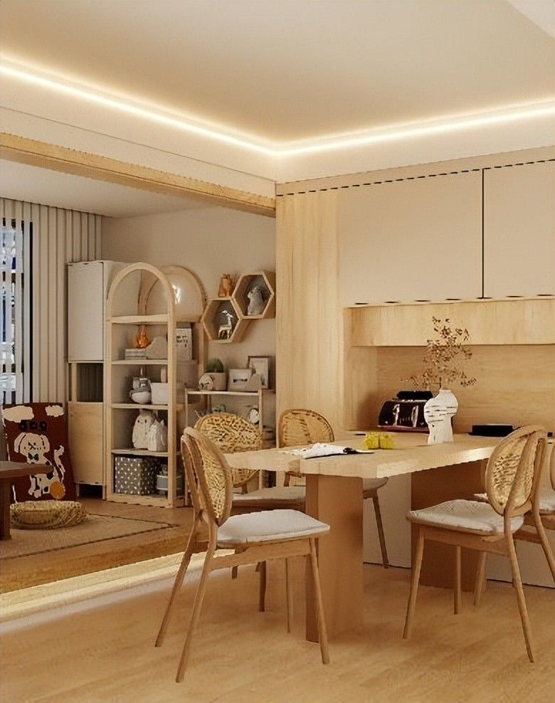 150㎡原木风三居，打造自然与烟火气的平衡美学 - 家居知识