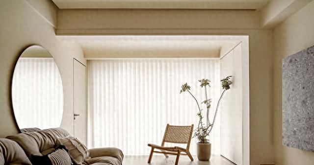 奶油风三居室爆红网络，客厅到卧室的治愈细节引全网心动