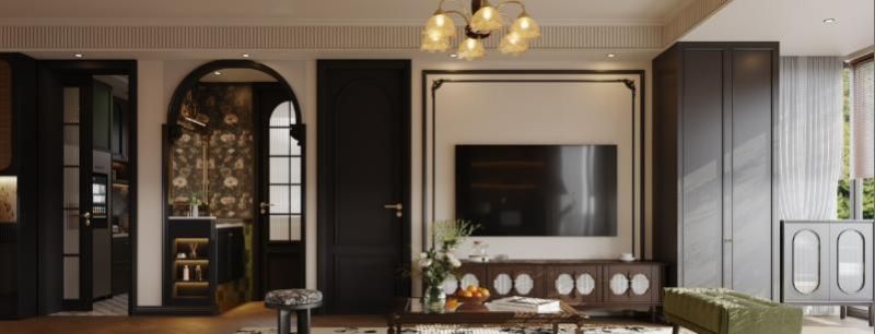 新华学府庄园125㎡法式风|中古气质，用极简线条打造优雅精致感 - 家居知识