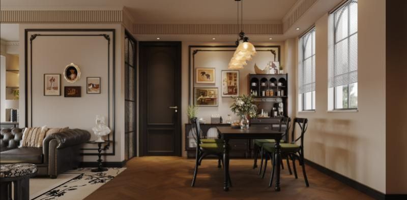 新华学府庄园125㎡法式风|中古气质，用极简线条打造优雅精致感 - 家居知识