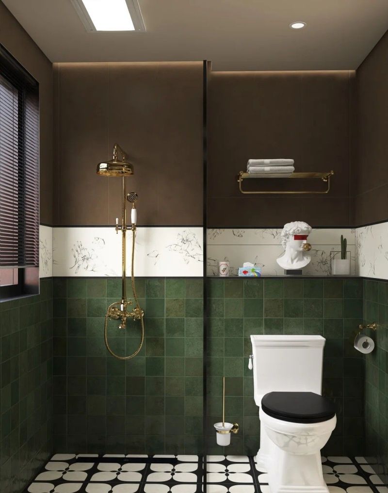 无法拒绝！中古复古绿浴室的舒适通透 - 家居知识