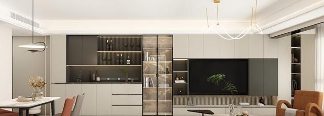 全屋定制里的 “卷王”！一体式餐边柜，把实用和颜值玩出花 - 家居知识