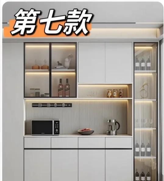 20款餐边柜酒柜设计方案，照着抄方案，看看哪款在你的审美上 - 家居知识