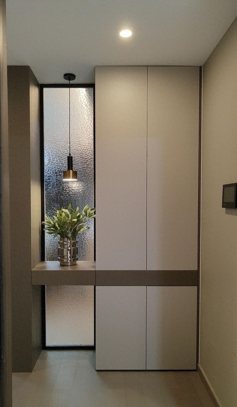 超爱我家入户玄关柜！收纳颜值两不误