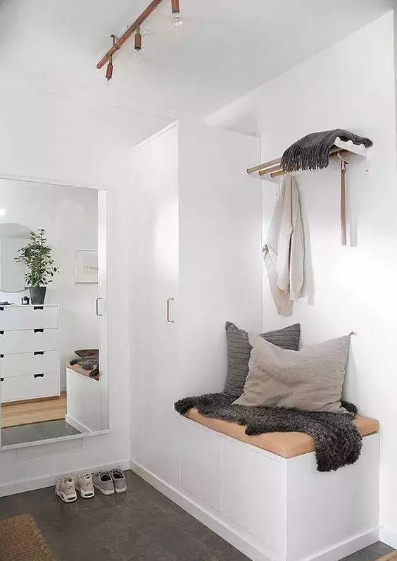玄关改时尚衣帽间，这些人性化设计方案，你家也可以有！ - 家居知识