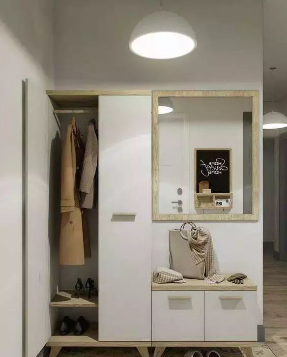 玄关改时尚衣帽间，这些人性化设计方案，你家也可以有！ - 家居知识