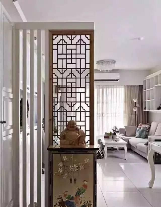 越来越多人入户玄关，装柜子隔断、镂空隔断，太漂亮实用了！ - 家居知识