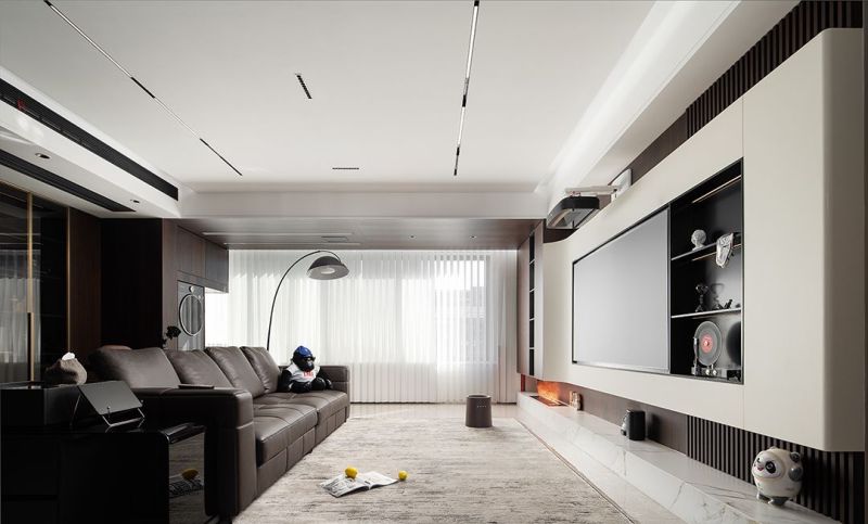 138㎡现代轻奢风实景，高阶审美被具象化，多元空间演绎不凡生活 - 家居知识