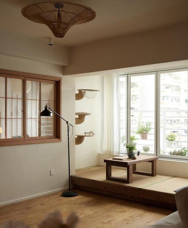 115㎡全屋原木风,十年不过时的佛系装修典范 这是我见过最佛系的装修:115㎡全屋原木风再过10年也不过时 - 家居知识