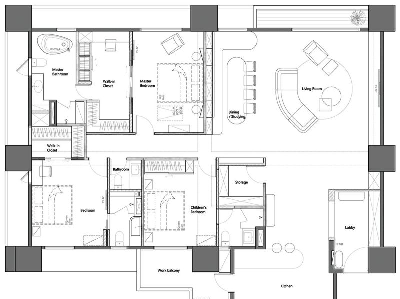 平平无奇180㎡，干净治愈！这才是最适合大平层的绝美法式风 - 家居知识