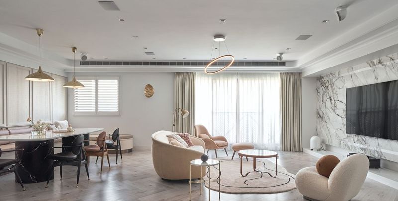 平平无奇180㎡，干净治愈！这才是最适合大平层的绝美法式风 - 家居知识