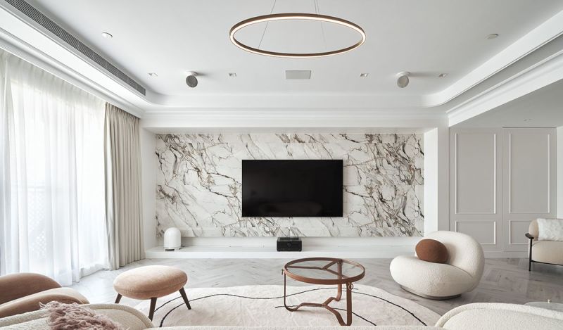 平平无奇180㎡，干净治愈！这才是最适合大平层的绝美法式风 - 家居知识