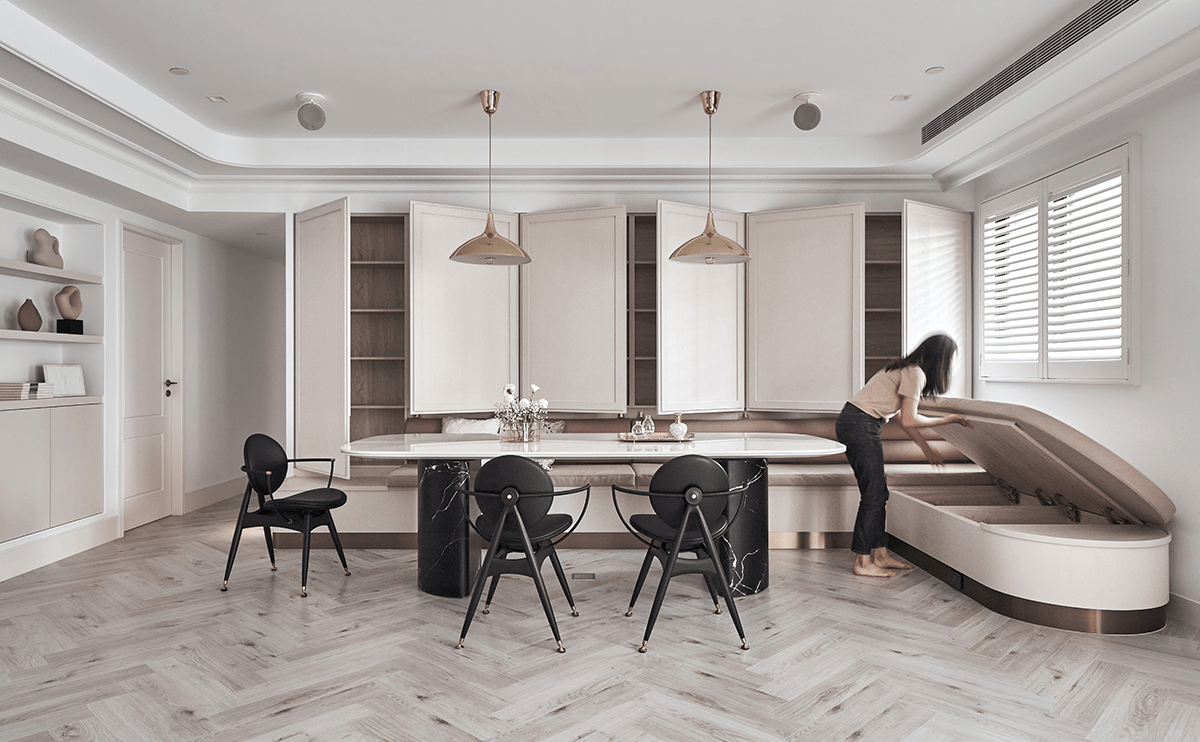 平平无奇180㎡，干净治愈！这才是最适合大平层的绝美法式风 - 家居知识