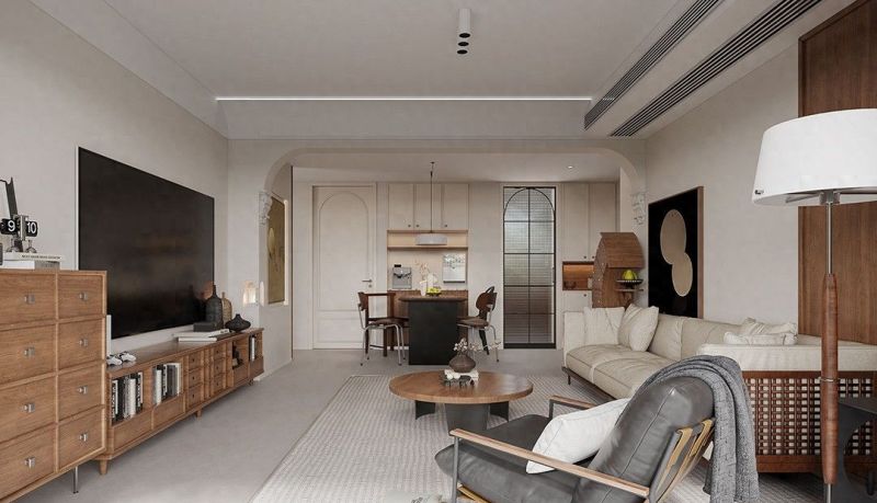 110㎡中古风装修，松弛感与氛围感的完美平衡