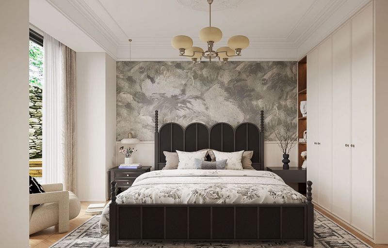 太惊艳了，110㎡中古风装修，松弛感&氛围感拿捏了 - 家居知识