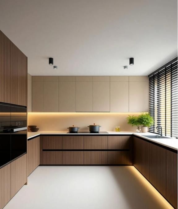 不随大流！中古胡桃+极简风就能美得很高级 - 家居知识