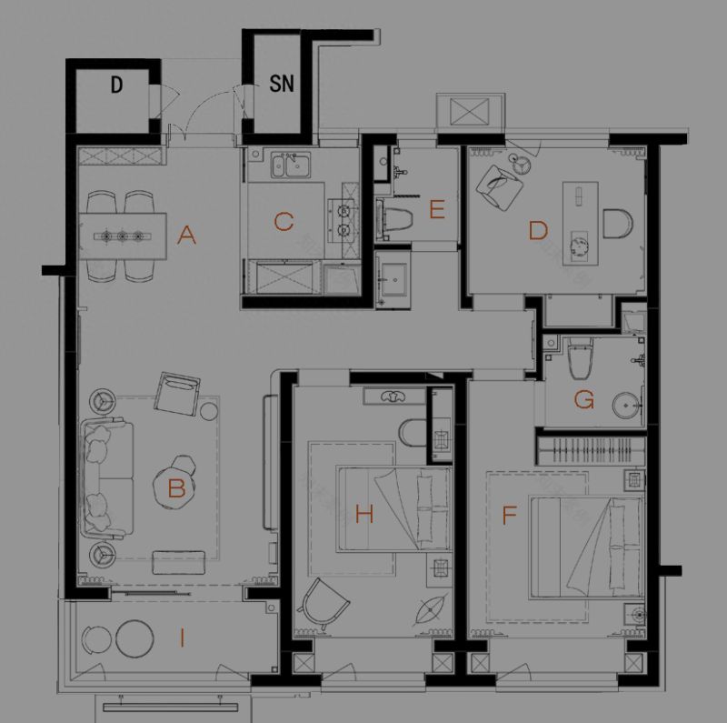 九丈空间，现代侘寂美学的诗意栖居
