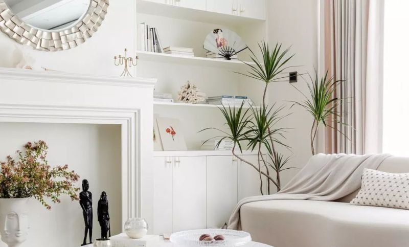 上海小夫妻123㎡的法式混搭风，米白+蓝，网友直呼：太温柔了吧 - 家居知识