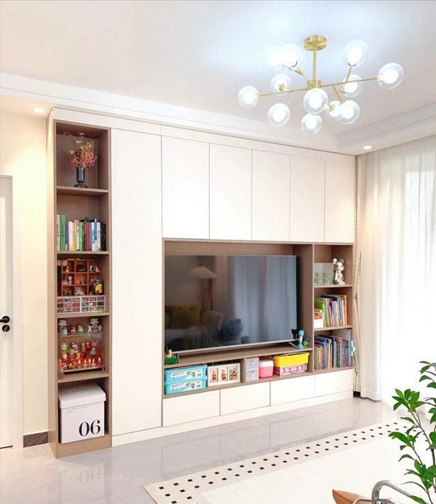 满墙电视柜多好用？看看这些成功案例,照着做能储物颜值高是真香 - 家居知识
