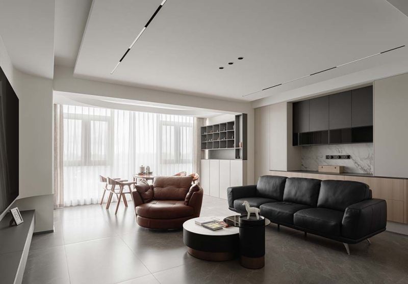 185㎡现代简约实景|回归生活本真的静谧感 - 家居知识