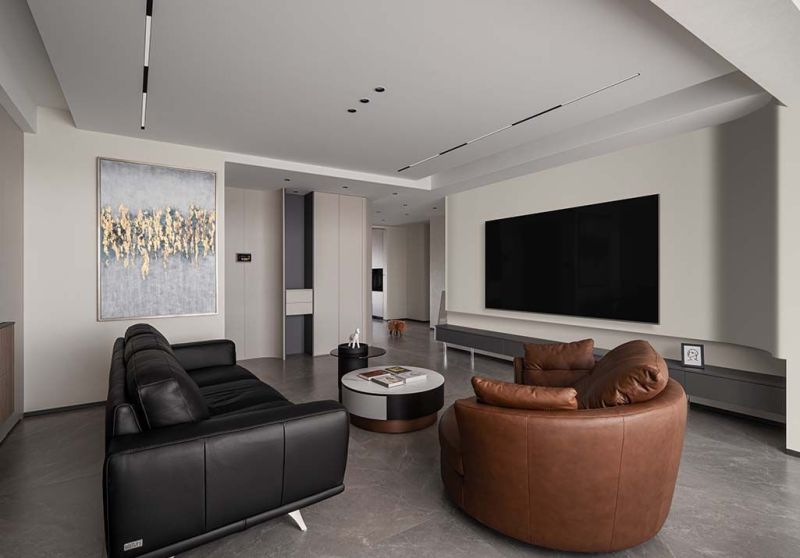 185㎡现代简约实景|回归生活本真的静谧感 - 家居知识