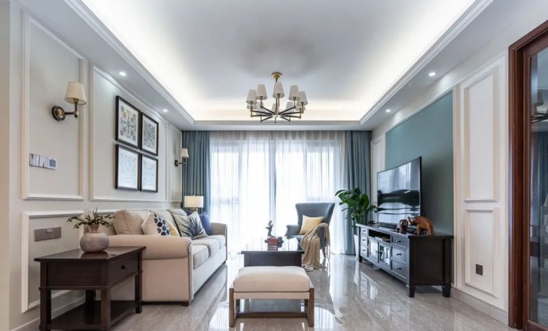 美式风四居室案例：硬装简洁却显格调，给装修迷茫的你参考 - 家居知识