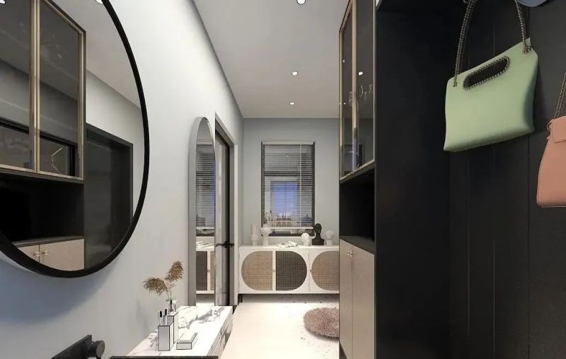 64㎡轻奢两居室：奶咖色为主调，硬软材质碰撞出生活感 - 家居知识