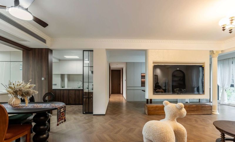 株洲装修设计：140㎡法式中古风实景，克制的优雅 - 家居知识