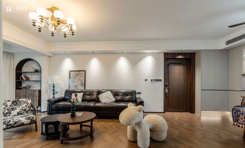 株洲装修设计：140㎡法式中古风实景，克制的优雅 - 家居知识