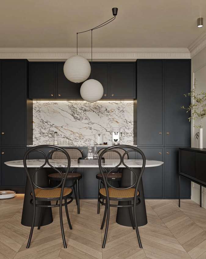 精致的轻法式复古风住宅 - 家居知识